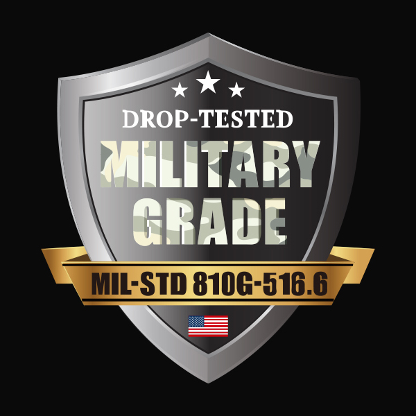 耐衝撃・保護性能 米軍ミリタリー規格取得